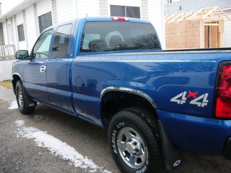 Notre nouveau camion 4x4  Chevrolet Sylverado super beau .